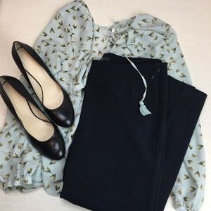 Talbots Black Ankle Dress Pants Size 12P